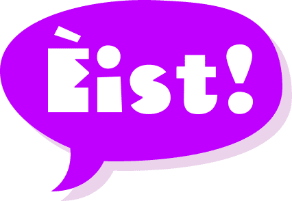Speech bubble - Èist/Listen!