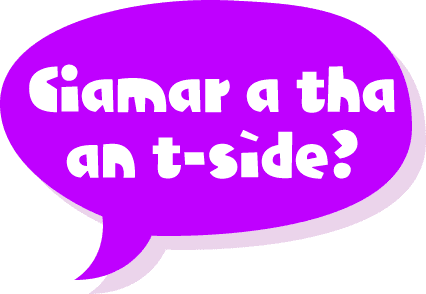 Speech bubble - How is the weather?