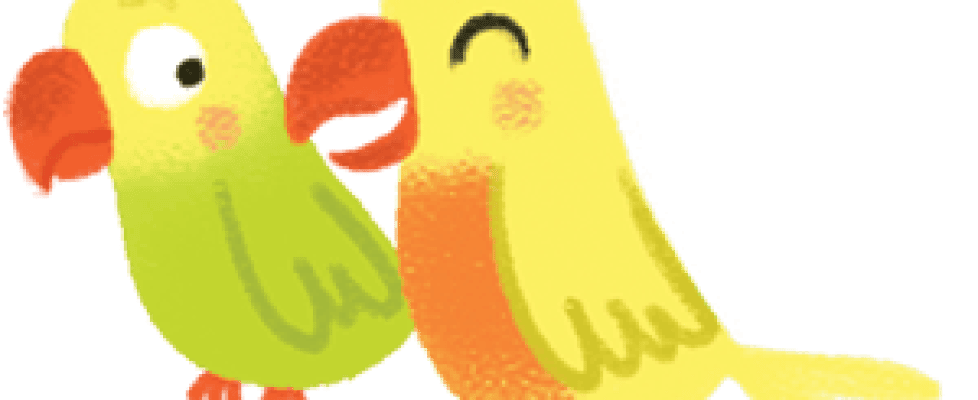 Illustration: 2 birds