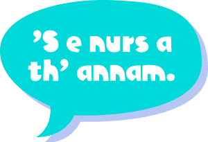 Gaelic text - I am a nurse