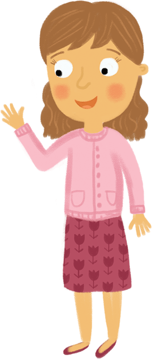 Illustration: adult female teacher