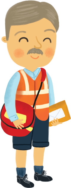 Illustration - Postman